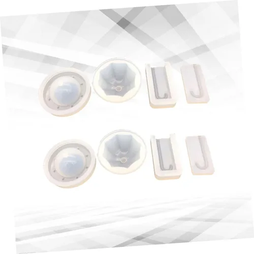 Miniatura 3 de EXCEART Moldes de silicona para manualidades, moldes epoxi para artesanías flexibles y decoración de escritorio