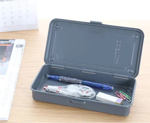 Miniatura 5 de Trusco T-19MBK Caja de herramientas de maletero, 80.9 x 4.3 x 1.3 pulgadas (203 x 109 x 35 mm), Negro mate Mate negro