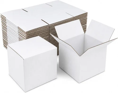 Miniatura 19 de Cajas de envío pequeñas de 9 x 6 x 2 pulgadas (paquete de 25) – Cajas de cartón corrugado blancas resistentes para pequeñas empresas, comercio Blanco