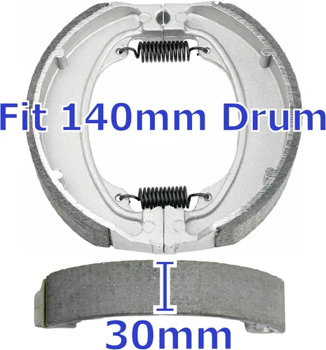 Miniatura 2 de MC Zapatas de freno traseras para Honda Recon 250 TRX250 TRX250TE TRX250TM TRX250X TRX250EX 1997-2022 TRX 250 TE/TM/X/EX Recon Sportrax 250 Tambor
