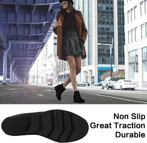 Miniatura 4 de Athlefit Botas de cuña cómodas para mujer