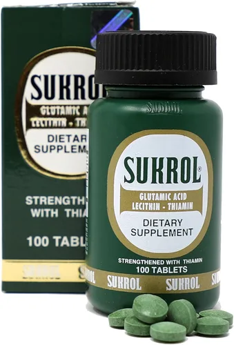Sukrol, Ácido Glutámico, Lecitina y Thiamin, Suplemento alimenticio vitamínico que te ayudará mejorar tu salud física y mental, Ayuda a mejorar tu