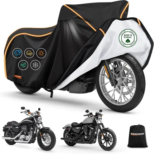 Miniatura 14 de Funda completa para Spyder F3 compatible con Can-Am Spyder F3T Tour y Limited 300D Oxford Protector de tela contra el polvo, la nieve, la lluvia