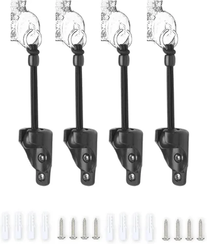 Miniatura 10 de Kit elástico, negro, resistente a la intemperie, para persianas enrollables exteriores Coolaroo