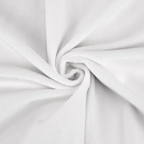 Miniatura 7 de kullaloo Tela de Felpa Tela Minky Blanca Sólida para Coser Material de Abrazo Súper Suave 39.5x29.5 pulgadas Peluches, Mantas de Bebé
