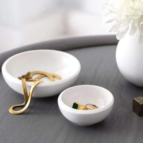 Miniatura 5 de Villeroy & Boch NewMoon Modern Bowl para cereales, sopas, ensaladas o postres hecho de porcelana de primera calidad, apto para lavavajillas, blanco