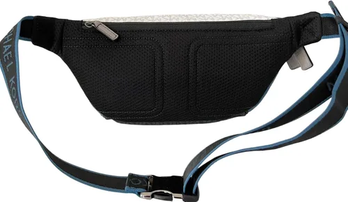 Miniatura 2 de Cooper - Bolsa bordada con logotipo de dos tonos y cinturón de cuero, Azul
