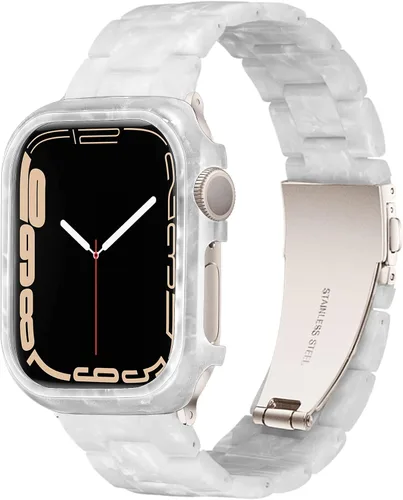 Miniatura 8 de Correas de resina para iWatch de moda para Apple Watch Series Ultra 8 7 6 SE 5 4 3 2 1