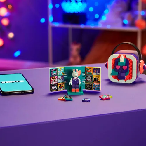 Miniatura 2 de LEGO VIDIYO Unicorn DJ Beatbox 43106 Kit de construcción con minifigura; a los niños creativos les encantará producir videos musicales llenos