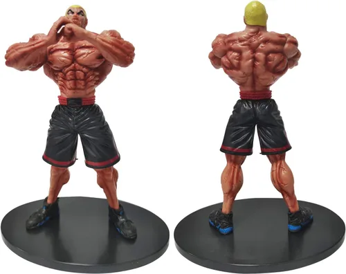 Miniatura 2 de Figuras de anime Hanma Yujiro/Hanma Jack Figura de acción de PVC, 8.7 in, colección de estatua de anime, adornos de escritorio