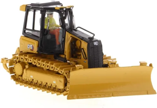 Miniatura 3 de Caterpillar D3 Bulldozer 1:50 - Modelos High Line de Diecast Masters - 85673 - Pistas de metal, apertura del compartimento del motor y detalle