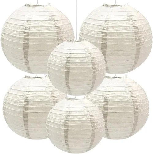 Miniatura 9 de 6 faroles de papel decorativos redondos colgantes para fiestas, aulas, bodas, Halloween, Navidad, decoración del hogar