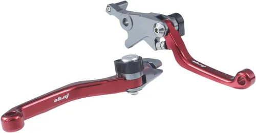 Miniatura 5 de Manija de palanca de freno de embrague de pivote plegable CNC de motocicleta para CRF150L CRF 150 L 2018 2019 2020 (L01R45red)