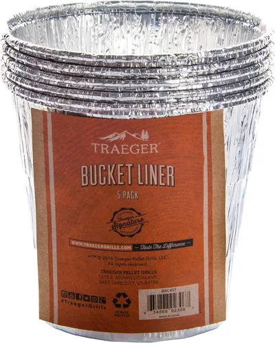 Miniatura 7 de Traeger Grills BAC608 Revestimientos para Barril de Grasa y Ceniza Accesorio de Parrilla Paquete de 5