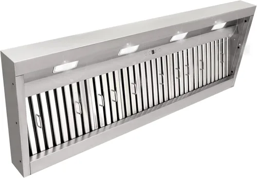Miniatura 14 de Akicon Inserto de Campana Extractora de 48 Pulgadas, 1200 CFM Campana de Cocina Empotrada con 4 Velocidades, Inserto de Campana de Ventilación