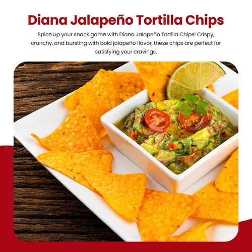 Miniatura 5 de Diana Jalapeño Tortilla Chips 3.84oz (Paquete de 6)