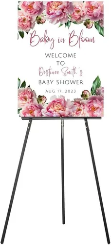 Miniatura 10 de Letrero de bienvenida de sandía para baby shower, letrero de bienvenida de niña de melón rosa, cartel personalizado para baby shower, letrero