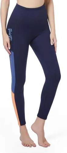 Miniatura 7 de GoldFin pantalones de traje de neopreno para mujer, 2 mm de neopreno, pantalones para mantenerse caliente para aeróbicos acuáticos, buceo, surf