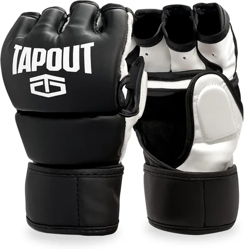 TAPOUT Guantes de artes marciales para hombre y mujer, para entrenamiento y combate UFC, artes marciales, Muay Thai, MMA