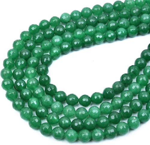 Miniatura 8 de HAAMIIQII Cuentas espaciadoras de piedra libre de jade rojo de 0.394 a 0.630 pulgadas, cuentas sueltas para la fabricación de joyas, pulseras
