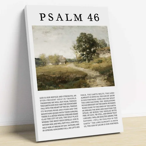 Miniatura 17 de Arte de pared de acuarela de Jesús, pintura en lienzo cristiano, imágenes de las Escrituras, decoración de pared, póster con versículos bíblicos