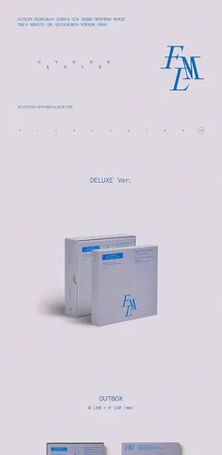 SEVENTEEN FML 10th Album Deluxe Version 264p PhotoBook+12p Lyric Book+13p PhotoCard+10p Team PhotoCard+Tracking Sealed SVT