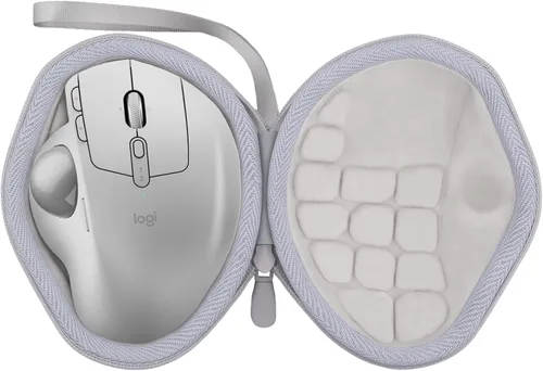 Miniatura 10 de co2CREA Carcasa rígida de repuesto para mouse Logitech MX Ergo S/MX Ergo Wireless Trackball (caja negra)