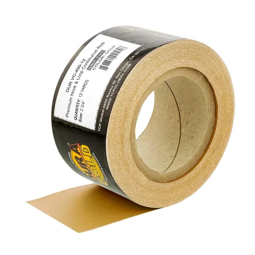 Miniatura 11 de Dura-Gold Premium – Oro de 40 Grano – Rollo de papel de lija continuo de Longboard con respaldo de gancho y bucle, 2-3/4 pulgadas de ancho, 12