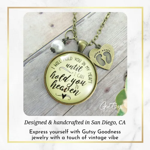 Miniatura 18 de Gutsy Goodness Miscarriage Necklace Comforting Sentimental Handmade Jewelry For Mom - Pendant, Message Card, Keepsake Gift Box