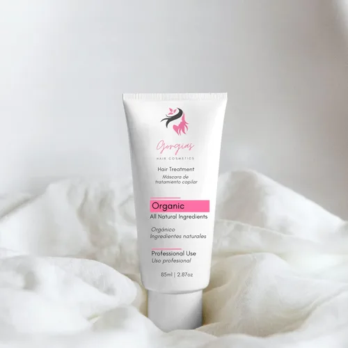 Miniatura 3 de Gorgias Tratamiento capilar orgánico con queratina brasileña – Crema suavizante sin formaldehído Control de encrespamiento para cabello rizado