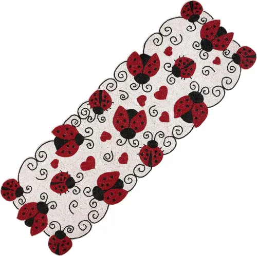 Miniatura 22 de Camino de mesa con cuentas de 36 pulgadas de diseño elegante infinito - Decoración de mesa para bodas, fiestas, días festivos, regalos y uso diario