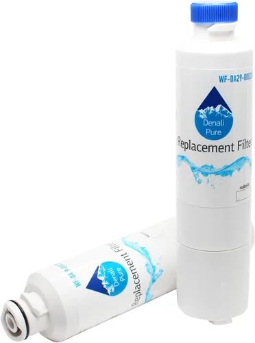 Paquete de 2 filtros de agua de repuesto para refrigerador Samsung RS263TDBP, compatible con Samsung DA29-00020B, DA29-00020A, cartucho de filtro de