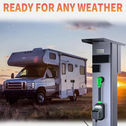 Miniatura 7 de GEARGO Protectores contra sobretensiones RV de 30 amperios, 12000 julios, analizador de circuitos de RV, protección contra sobretensiones IP68