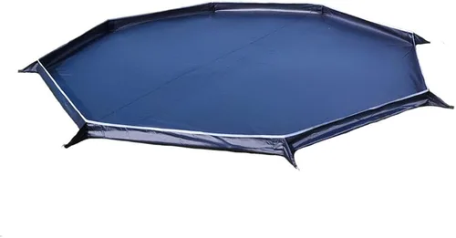 Huellas octagonales para tienda de campaña caliente Tipi de 2 a 3 personas, altura 5.1 in, lona ligera impermeable para acampar