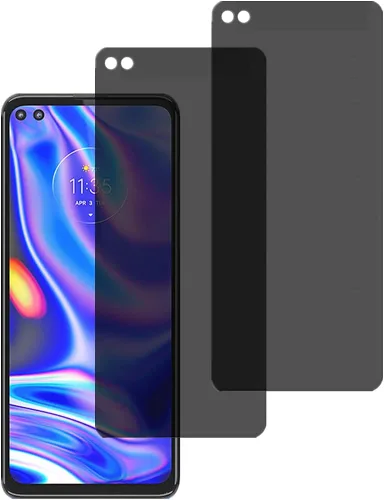 Miniatura 5 de Protector de pantalla de cobertura completa para Motorola One 5G, 2 unidades, película protectora de vidrio templado ultra fina antiarañazos