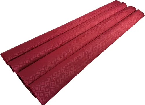 Miniatura 2 de Speed Cloth - Tela de mesa de póquer, sección de 108 x 60 pulgadas, accesorios de fieltro para mesa de juegos de cartas de casino, color borgoña