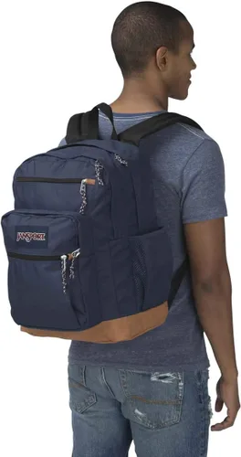 Miniatura 9 de JanSport Mochila genial con funda para laptop de 15 pulgadas, mochila grande para computadora con 2 compartimentos, correas ergonómicas, Azul Azul