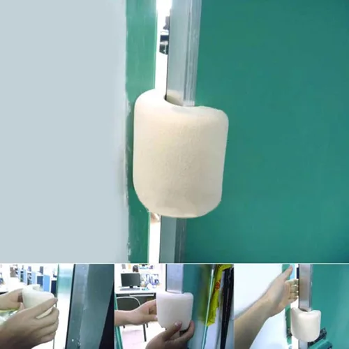 Miniatura 7 de COOLHOOD Protector de puerta para puerta, tope de puerta de seguridad, espuma NBR suave para mantener la puerta abierta, sirve como protector