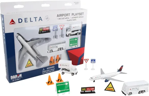 Delta Airlines - Juego de 12 piezas (el color del contenido puede variar)