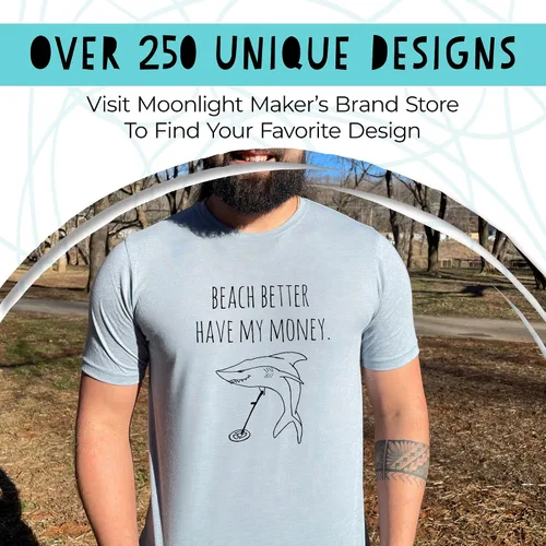 Miniatura 9 de Moonlight Makers Camiseta gráfica para hombre, camiseta divertida, camisas con refranes de queso, gris jaspeado o índigo