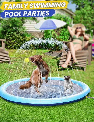 Miniatura 7 de PETOCAT Almohadilla antideslizante para perros, para piscina, extra grande, para niños, perros, bebés, piscina de verano al aire libre, juguete