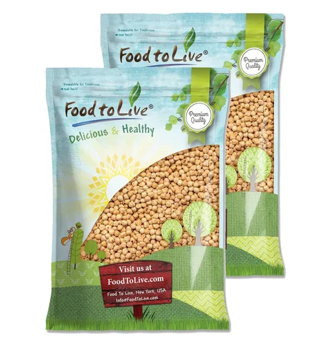 Miniatura 8 de Food to Live Avellanas blanqueadas tostadas en seco, 1 libra, sin sal, filberts enteros asados al horno, sin aceite añadido, sin piel, vegano