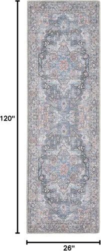 Miniatura 42 de Nourison Home New Concept - Alfombra lavable de 6 x 9 pies, fácil de limpiar, no se desprende, para dormitorio, sala de estar, comedor y cocina