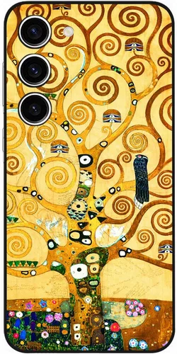 Miniatura 48 de Berkin Arts Funda compatible con Samsung Galaxy S22 Ultra, funda de silicona Art Nouveau Floral Flower (Clematis by Alphonse Mucha)