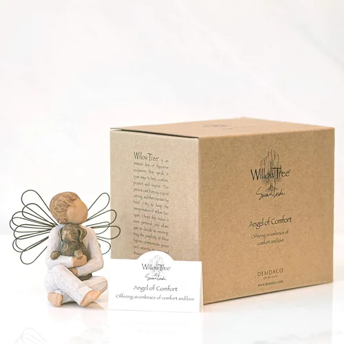 Miniatura 7 de Willow Tree, figurita decorativa, diseño de ángel de comodidad