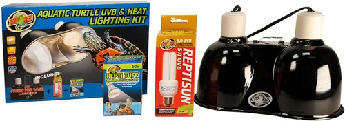 Miniatura 5 de Zoo Med, juego de rayo de calor y UVB para tortuga acuática