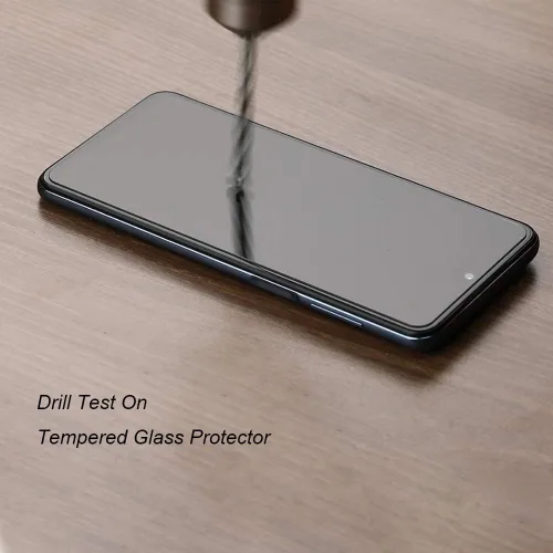 Miniatura 8 de Ibywind Protector de pantalla para Redmi Note 9, con 2 piezas de vidrio templado, 1 protector de lente de cámara, 1 película de fibra de carbono