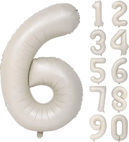 Miniatura 25 de Globos de helio de 40 pulgadas con dígitos dorados para fiesta de cumpleaños., Número 0, 40 pulgadas, número 0 oro 7