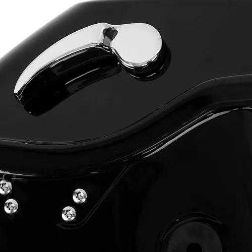 Miniatura 9 de TCT-MOTORPARTS - Alforjas rígidas con pestillo, color negro mate