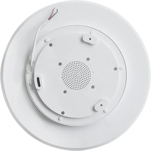 Miniatura 4 de Lámpara de techo LED de 24 W en negro, lámpara de montaje empotrado con altavoz Bluetooth y control remoto, luz RGB de cambio